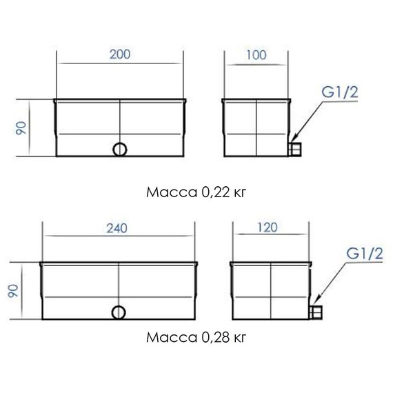 Конденсотоотвод боковой Craft Oval AISI 316L/нерж. 0,5 мм 1768