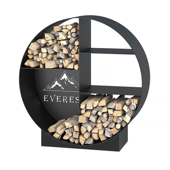 Дровница Everest D510 черная 26300
