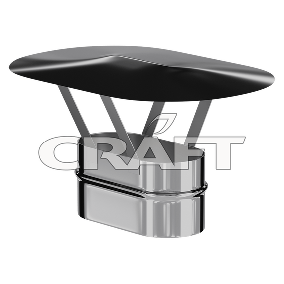 Зонт под гильзу овал Craft Oval AISI 316L/нерж. 0,5 мм 2246