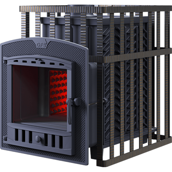 Печь GFS ЗК 25 (П2) чугунная для бани  сетке 103700