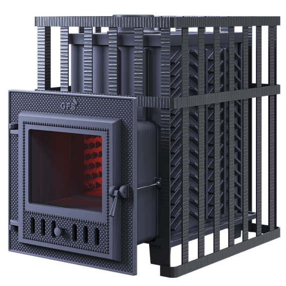 Печь GFS ЗК 30 (М) чугунная для бани в сетке 103400