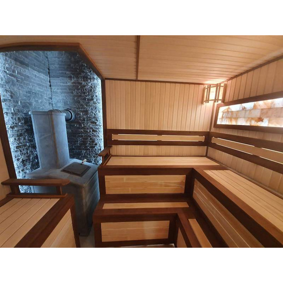 Искандер 25 (М) печь чугунная для бани в сетке 58500