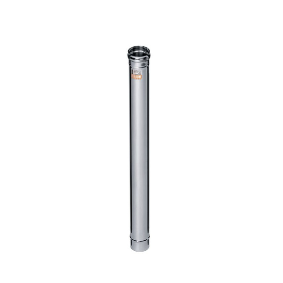 Дымоход Ferrum 1м AISI 430/ нерж. 0,5 мм 907