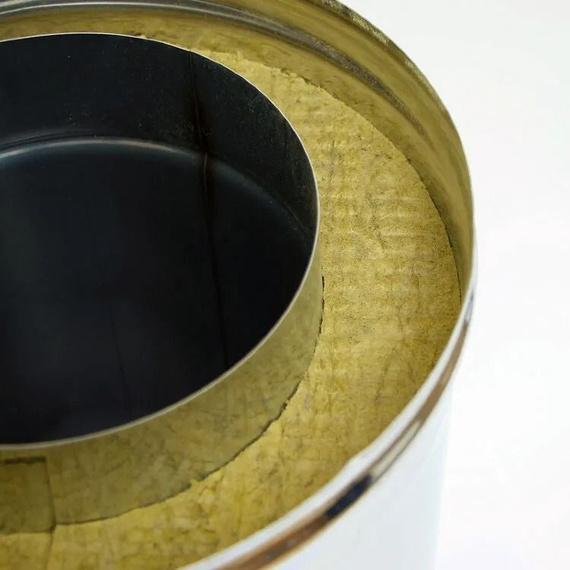 Сэндвич Ferrum 0,5 м AISI 430/ нерж. 0,8 мм + оцинкованная сталь 2220