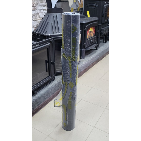 Шибер LAVA (конструкционная сталь 2 мм, черный) поворотный 1000 мм