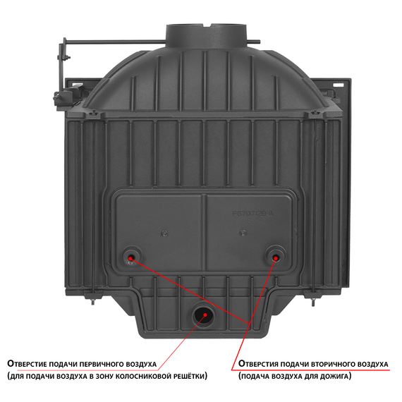 Everest D10 каминная топка чугунная 10кВт 79990