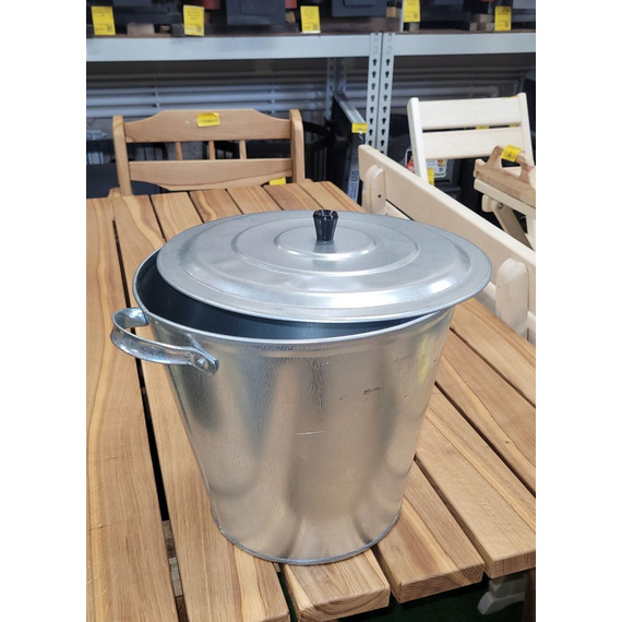 Бак оцинкованный 15 л. с крышкой 850