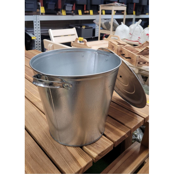 Бак оцинкованный 15 л. с крышкой 850