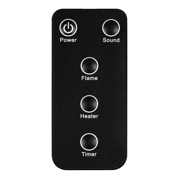 Электроочаг Fobos Lux Black RC с пультом 14300