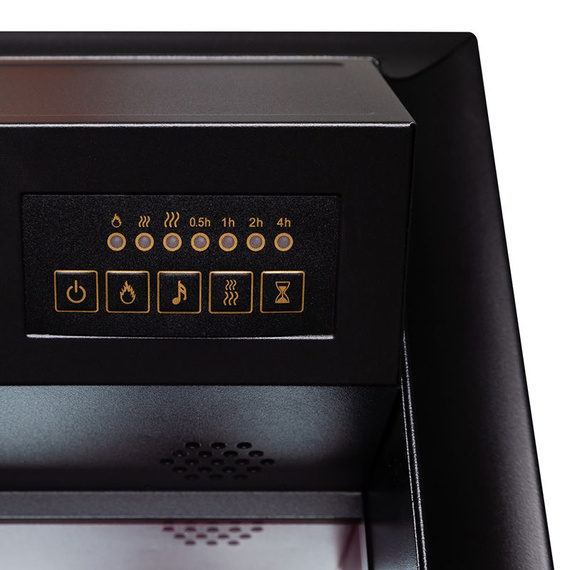 Электроочаг Fobos Lux Black RC с пультом 14300