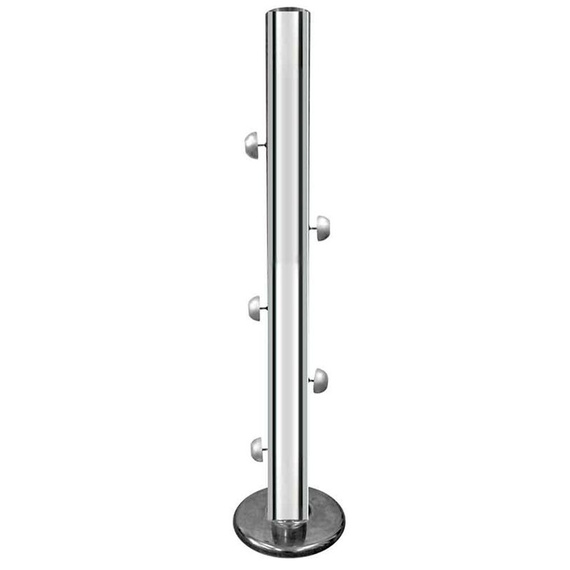 Бак на 90л. нержавейка для водогрейной колонки Титан/Ермак КВЛН 2.0 INOX (труба дымовая из нержавейки), штуцер под смеситель слева 23550