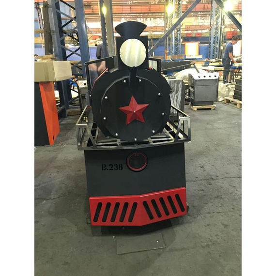 Паровоз 18-26 с ч/д стекло печь для бани 55750