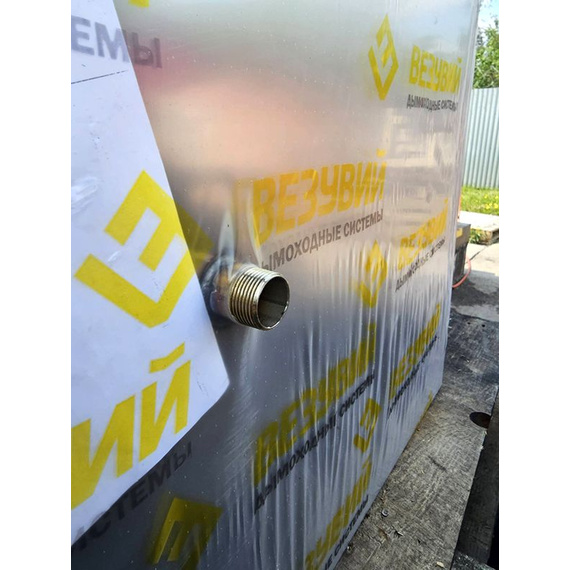 Бак нержавейка 110 л. с тэном для душа (AISI 439) 15289