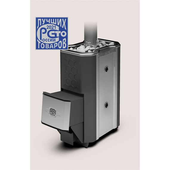 Сахара 16 ЛРК (2.0) печь для бани нержавейка со встроенным т/о 