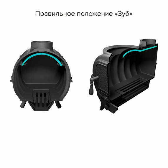 Тайга Pro печь чугунная отопительная до 250м3 32900