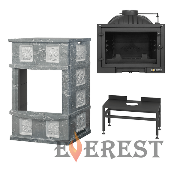 Everest D10 Pillau H-1180 камин до 250м3 талькохлорит 248820