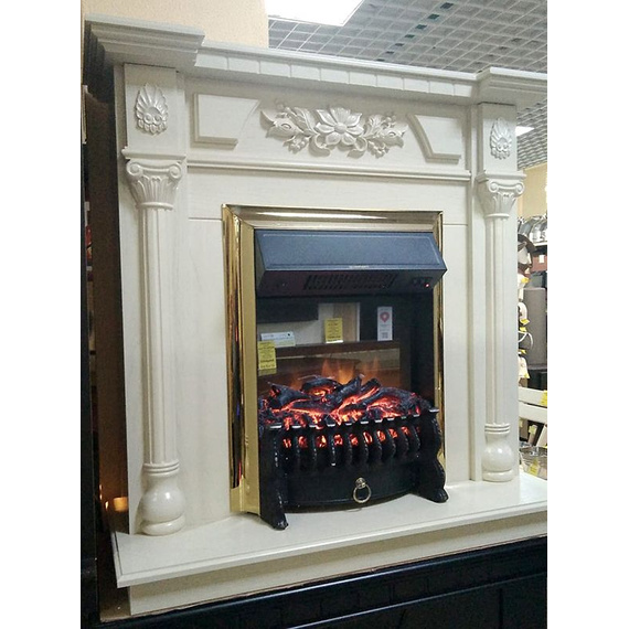 Электрокамин Dacota WT с очагом Fobos Lux Brass 61930