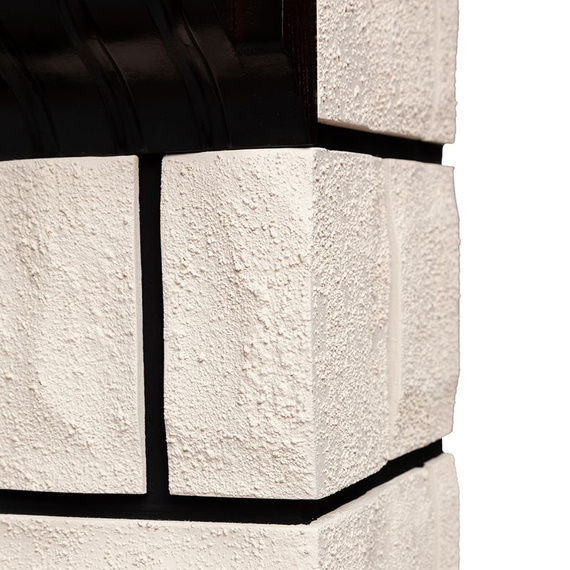 Угловой электрокамин Stone Corner R 25/25,5 AO-297 с очагом Evrika 25.5 с LED подсветкой S (CH-720) 68230