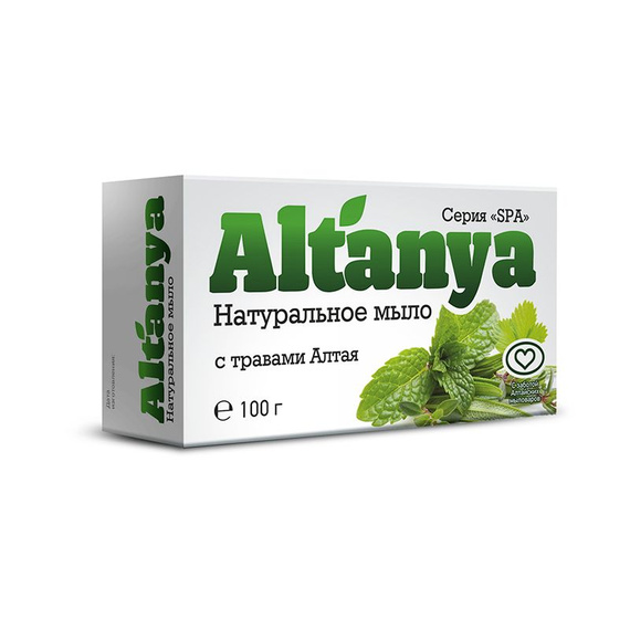 Натуральное мыло с травами Алтая 100 г. 270