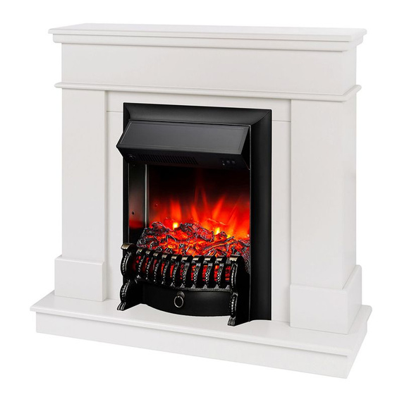 Электрокамин Selena STD WT с очагом Fobos Lux Black 42610