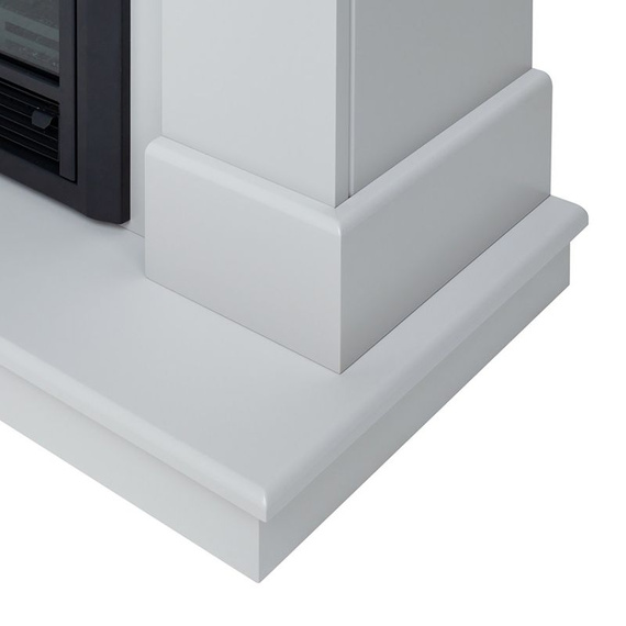 Электрокамин Selena STD GR с очагом Fobos Lux Black RC 43660