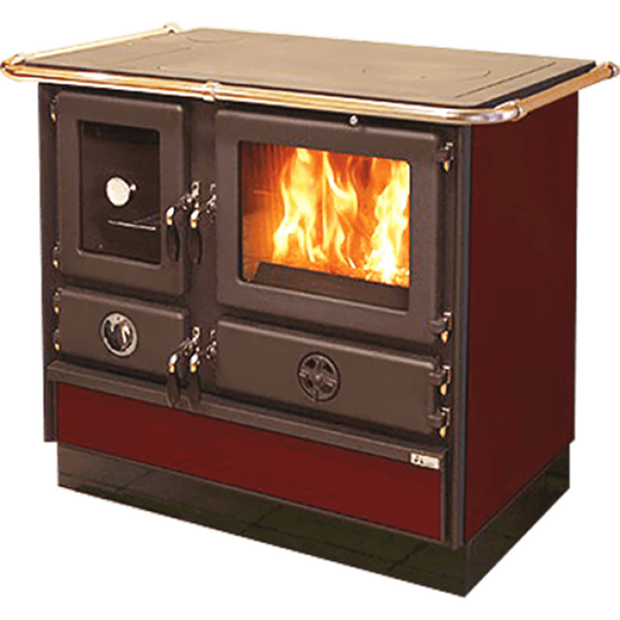 Super Thermo Magnum 4D Red/L печь-камин чугунный до 350м3 с водяным контуром, левый 184132