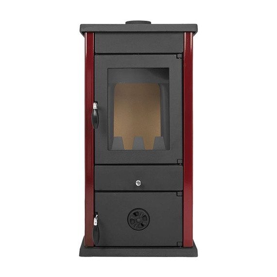 Vesta Plus Dark Red Termo печь-камин до 180м3 с водяным контуром 79144