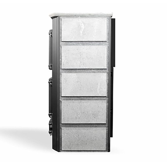 Thermo Vulkan Plus S печь-камин до 320м3 с камнем и водяным контуром 211757