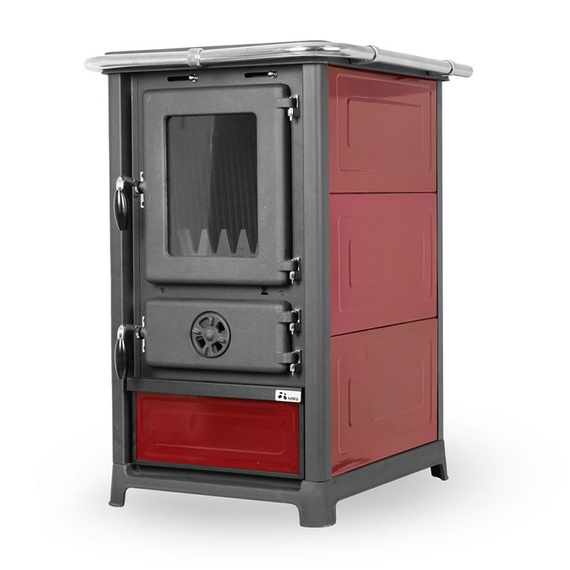 Olymp Plus Dark Red/L печь-камин до 170м3 101855