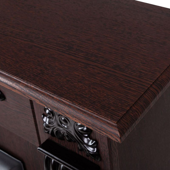 Электрокамин Dominica DN с очагом Fobos Lux Black 46810