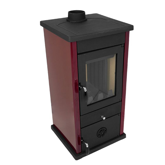 Vesta Plus Dark Red Termo печь-камин до 180м3 с водяным контуром 79144