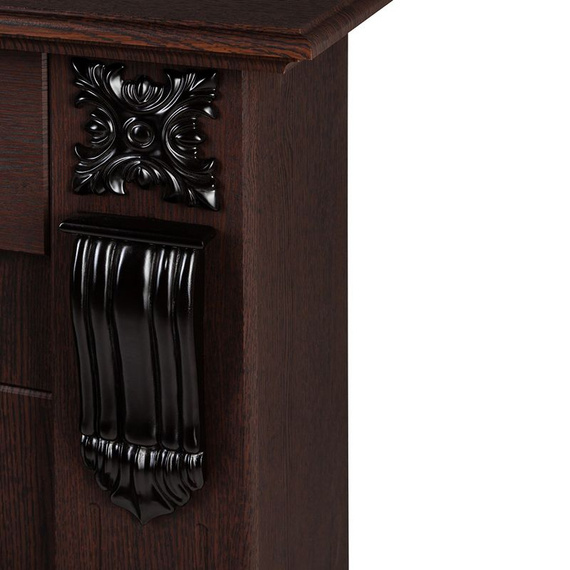 Электрокамин Dominica DN с очагом Fobos Lux Black 46810