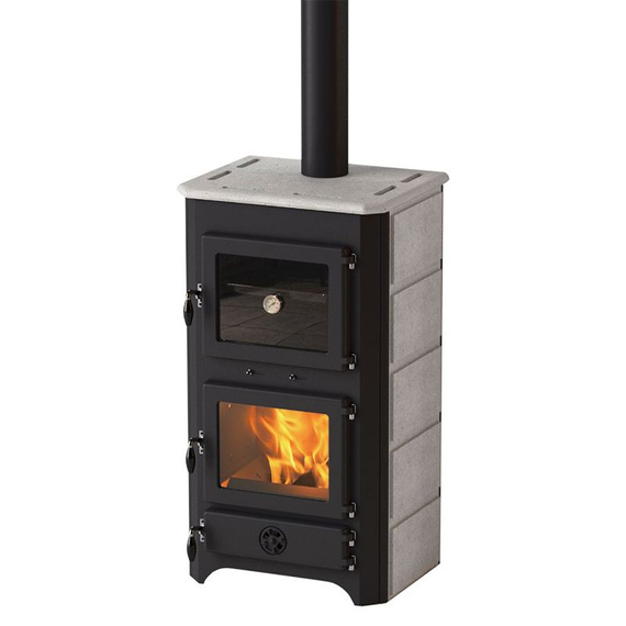 Thermo Vulkan Plus S печь-камин до 320м3 с камнем и водяным контуром 211757