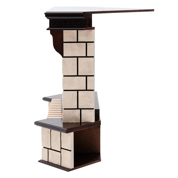 Портал для электрокамина Stone 25/25,5 AO Corner 38840