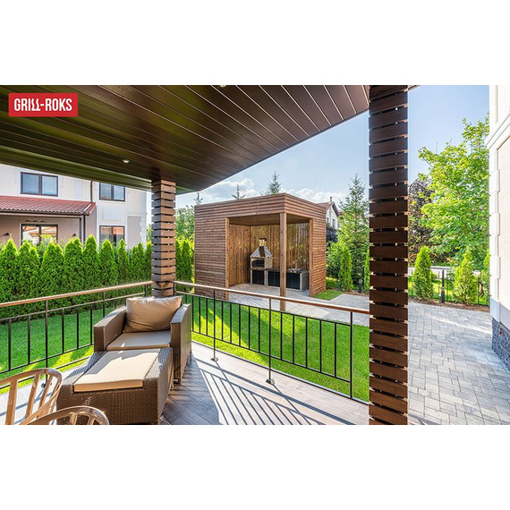 Уличная кухня Stella XL + стол + мойка + печь под казан 475000