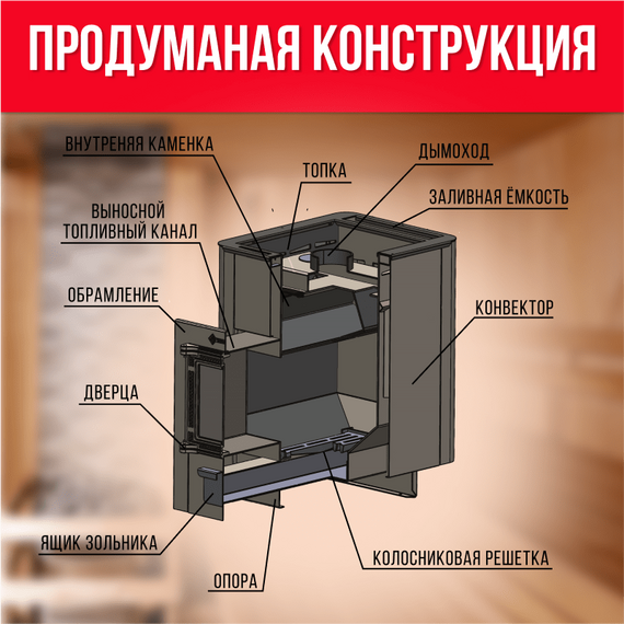 ДоброПар 9-14 Плазма З/К печь для бани 31000