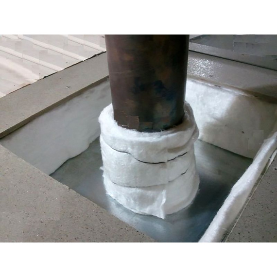 Огнеупорное волокно Суперсил 1260°C 96 кг/м3 (рулон 14600х610х13 мм) цена указана за 1 п. м 550