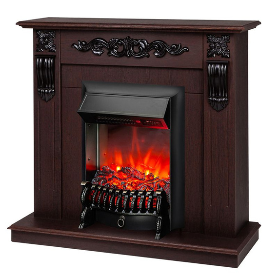 Электрокамин Dominica DN с очагом Fobos Lux Black RC 47860