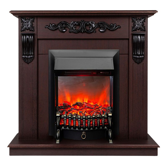 Электрокамин Dominica DN с очагом Fobos Lux Black RC 47860
