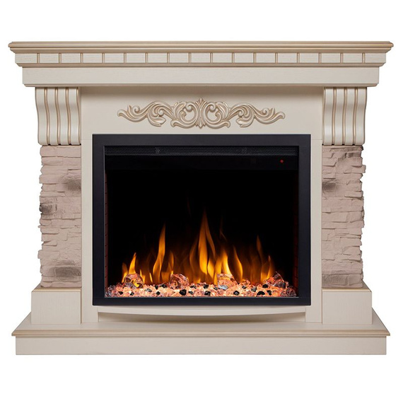 Электрокамин Marseilles Luxe 25,5 WT с очагом Saphir 25,5 90910
