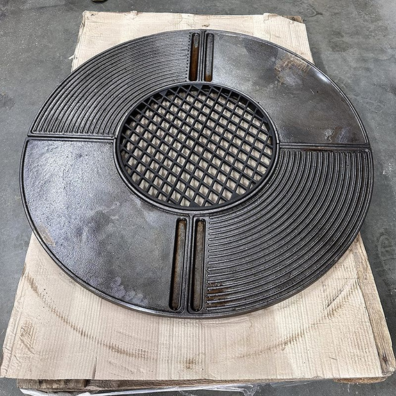 Чугунный Fantastic Grill Везувий Ø 700 (чаша+подставка+плита Gurman Ø700+крышка) 35810
