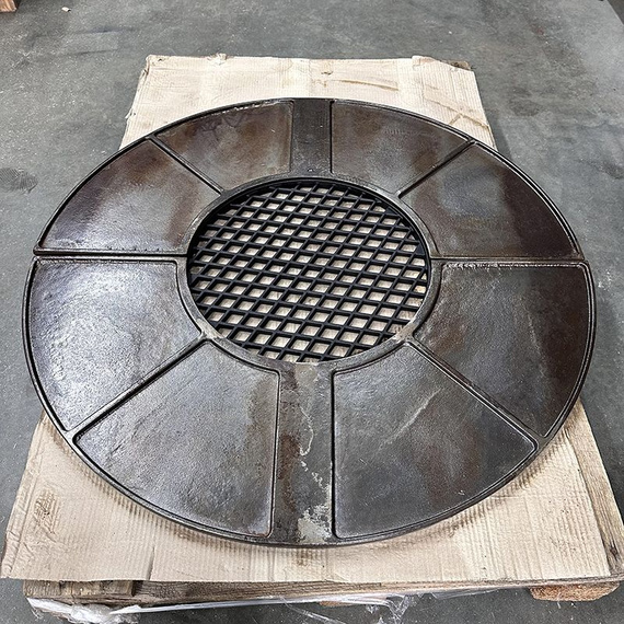 Чугунный Fantastic Grill Везувий Ø 700 (чаша+подставка+плита Gurman Ø700+крышка) 35810