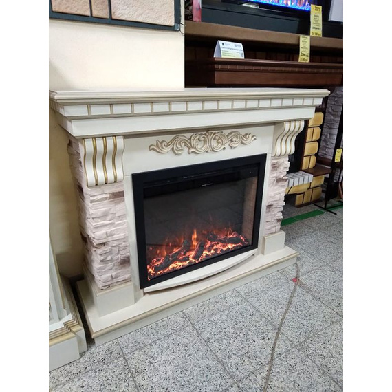 Электрокамин Marseilles Luxe 25,5 WT с очагом Saphir 25,5 90910