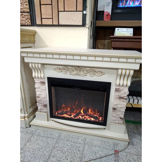 Электрокамин Marseilles Luxe 25,5 WT с очагом Saphir 25,5 90910