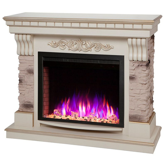 Электрокамин Marseilles Luxe 25,5 WT с очагом Saphir 25,5 90910