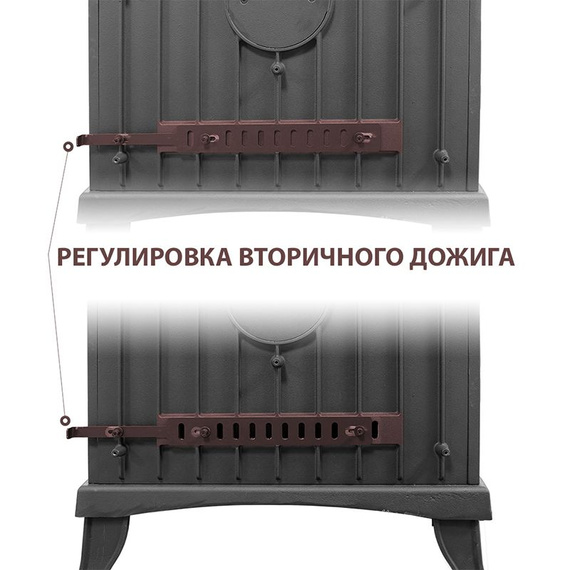 KZ-14 S печь-камин чугунный антрацит 87990