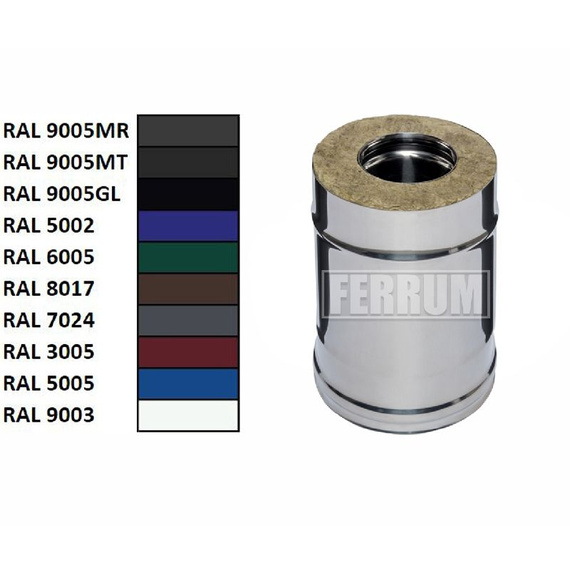 Сэндвич 0,25м (430/0,5мм + нерж.) RAL 1751