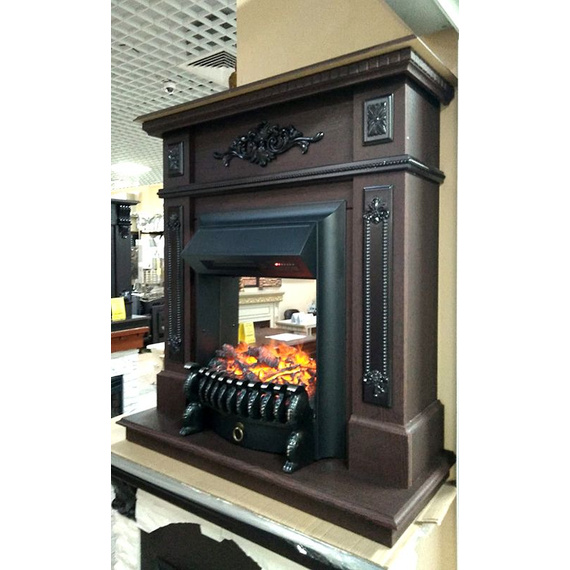 Электрокамин Ottawa DN с очагом Fobos Lux Black RC 40930