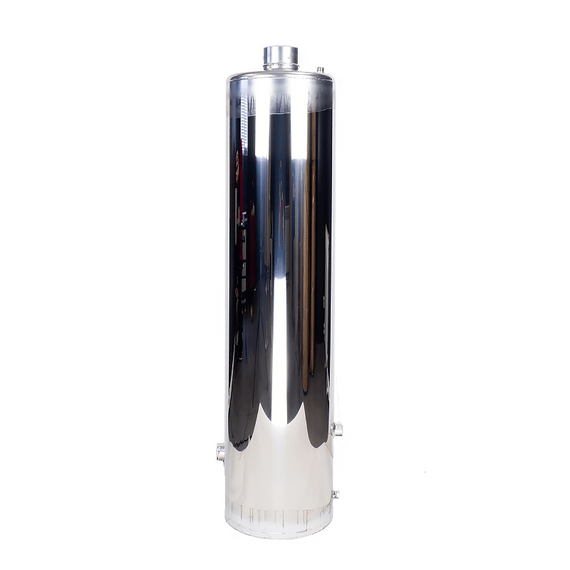 Водогрейная колонка на дровах Ермак 90л. КВЛН 2.0 INOX (С) правая 32520