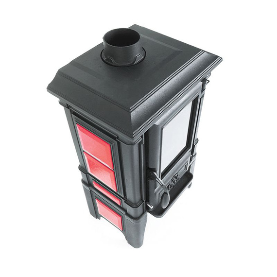 Arina 1210 Dark Red печь-камин чугунный до 210м3 91950